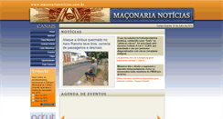 Desktop Screenshot of maconarianoticias.com.br