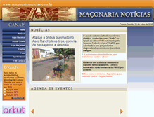 Tablet Screenshot of maconarianoticias.com.br